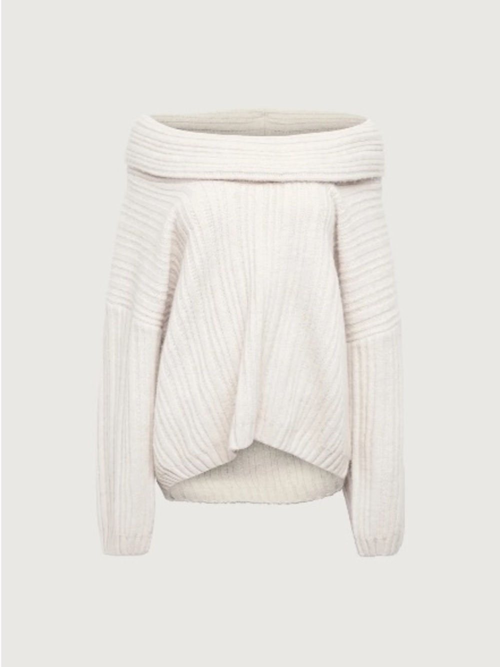 OAK + FORT | Oversized Slouchy Off The Shoulder Sweater